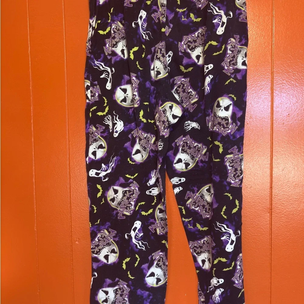 🎃Nightmare Before Christmas Pajama Pants Lounge Pumpkin King - Picture 4 of 6